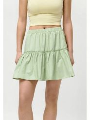 LeGer Spódnica "Klea" w kolorze jasnozielonym rozmiar: 34. Zielone spódniczki damskie LeGer, bez wzorów, z podwyższonym stanem, mini. Za 78.99 zł.