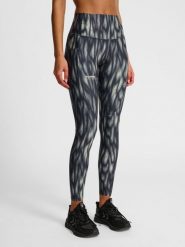 Damskie legginsy Hummel AOP Hiit Intensity. Szare legginsy damskie HUMMEL, s, bez wzorów, z materiału. Za 284.30 zł.