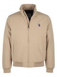 U.S. Polo Assn. Kurtka w kolorze beżowym rozmiar: 50. Brązowe kurtki męskie U.S. Polo Assn., s, bez wzorów, bez kaptura. Za 413.35 zł.