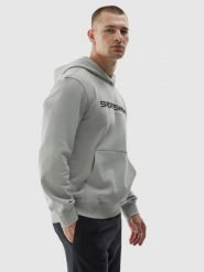4F Bluza dresowa nierozpinana z kapturem męska - szara XXL. Szare bluzy z kapturem męskie 4f, m, z bawełny. W wyprzedaży za 99.99 zł.