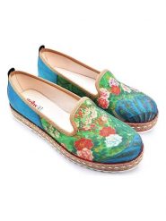 Goby Espadryle w kolorze niebieskim ze wzorem rozmiar: 39. Niebieskie espadryle damskie Goby, bez wzorów, bez obcasa. Za 285.49 zł.