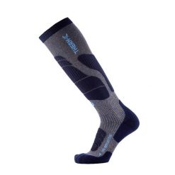 Skarpety narciarskie czlowiek Therm-ic Ski Merino Reflector Men wysokosc kolano. Niebieskie skarpetki męskie THERM-IC, bez wzorów, z elastanu. Za 199.00 zł.