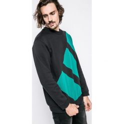 Adidas Originals - Bluza Eqt Block Crew. Czarne bluzy bez kaptura męskie adidas Originals, m, z bawełny. W wyprzedaży za 229.90 zł.