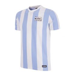 Koszulka dla dorosłych - Mistrzowie Świata Argentyna 1986 Haft - Biała. Białe t-shirty sportowe męskie COPA FOOTBALL, s, bez ramiączek, do piłki nożnej. Za 190.70 zł.