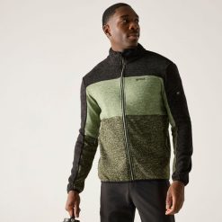 Męska bluza polarowa Elram Color Blocked z zamkiem błyskawicznym. Zielone bluzy bez kaptura męskie Regatta, m, z dzianiny. W wyprzedaży za 229.99 zł.