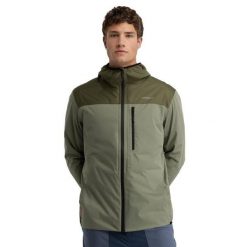 Męska przeciwdeszczowa kurtka trekkingowa Siroko Ventra Green. Zielone kurtki outdoor męskie SIROKO, m, bez wzorów, z kapturem. Za 296.00 zł.