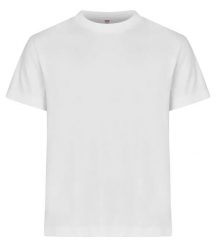 Clique Over-T Oversize T-shirt z bawełny ring-spun. Białe t-shirty męskie CLIQUE, m, bez wzorów, z bawełny, bez kołnierzyka. Za 108.05 zł.