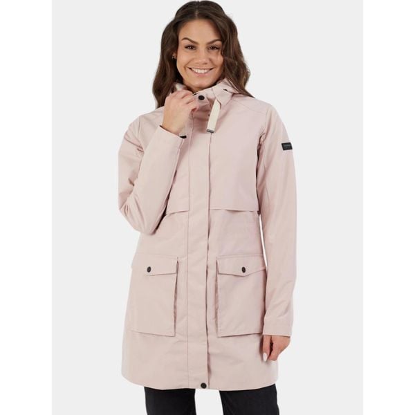 Płaszcz przeciwdeszczowy damski Fundango Zhuri. Czerwone kurtki przeciwdeszczowe damskie Fundango, xs, bez kaptura. Za 419.90 zł.