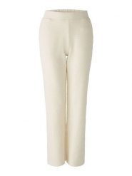 Oui Spodnie w kolorze kremowym rozmiar: 36. Brązowe spodnie materiałowe damskie Oui, bez wzorów, z materiału. Za 105.63 zł.