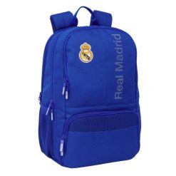 Plecak szkolny REAL MADRID Poliester 600D. Niebieskie plecaki damskie Real Madrid, bez wzorów, z poliesteru. Za 303.00 zł.