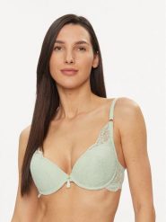 Selmark Biustonosz push-up Matilda 31113 Zielony. Zielone biustonosze SELMARK, bez wzorów, z syntetyku. Za 159.99 zł.