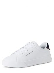 Tommy Hilfiger buty sportowe z zawartością skóry Mężczyźni skóra biały, 45. Białe buty sportowe na co dzień męskie Tommy Hilfiger, ze skóry, bez zapięcia, trekkingowe. Za 349.95 zł.