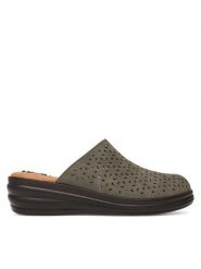 Go Soft Klapki LA3J7701-7 Szary. Szare klapki damskie GO SOFT, bez wzorów, z materiału, bez obcasa. Za 119.99 zł.