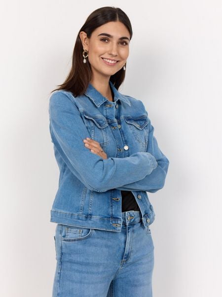 Soyaconcept® kurtka dżinsowa Kobiety niebieski, M. Niebieskie kurtki damskie m, bez wzorów, bez kaptura. Za 279.95 zł.