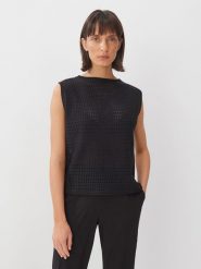 Someday Top w kolorze czarnym rozmiar: 40. Czarne topy damskie Someday, bez wzorów, bez kołnierzyka. Za 129.95 zł.