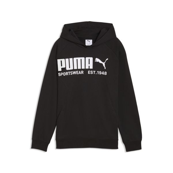 Młodzieżowa bluza z kapturem PUMA Sport o luźnym kroju PUMA. Czarna bluzy sportowe damskie Puma, m, bez wzorów, bez ramiączek, z kapturem. Za 199.00 zł.
