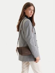 MICHAEL Michael Kors Torebka Sm Tz Xbody 32R6G9JC1B Brązowy. Brązowe listonoszki damskie MICHAEL Michael Kors, bez wzorów, ze skóry, bez dodatków. Za 859.99 zł.