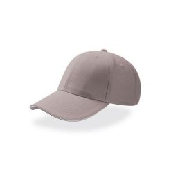 6panelowa Czapka Baseballowa Sport Sandwich. Białe czapki męskie ATLANTIS, bez wzorów, z bawełny, sportowe. Za 46.99 zł.
