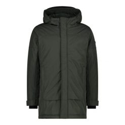 Parka z kapturem CMP. Niebieskie parki męskie CMP, bez wzorów. Za 567.90 zł.