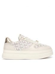MICHAEL Michael Kors Sneakersy Hayes Phoebe MK05102256 Kremowy. Białe buty sportowe dziewczęce MICHAEL Michael Kors, bez wzorów, ze skóry, bez zapięcia. Za 459.99 zł.