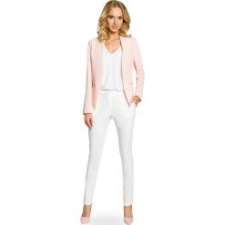 Marynarka moe031. Czerwone marynarki i żakiety damskie MOE, xl, bez wzorów, eleganckie. Za 129.00 zł.