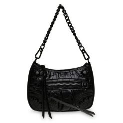 Torebka Steve Madden. Czarne torebki klasyczne damskie Steve Madden, bez wzorów, bez dodatków. Za 329.99 zł.