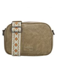 Beagles Torebka "Malaga" w kolorze khaki - 20 x 14 x 7 cm rozmiar: onesize. Brązowe torebki klasyczne damskie Beagles, bez wzorów, z materiału, małe, bez dodatków. Za 60.99 zł.