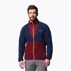 Bluza męska Columbia Sequoia Grove FZ Fleece. Czerwone bluzy bez kaptura męskie Columbia, m. Za 229.99 zł.