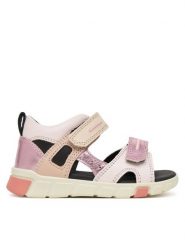ECCO Sandały Mini Stride 76114161120 Kolorowy. Sandały dziewczęce ECCO, ze skóry, bez zapięcia. Za 269.99 zł.
