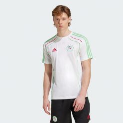 Koszulka Algeria UBP. Białe t-shirty sportowe męskie Adidas, l, z materiału, bez ramiączek, do piłki nożnej. W wyprzedaży za 139.30 zł.