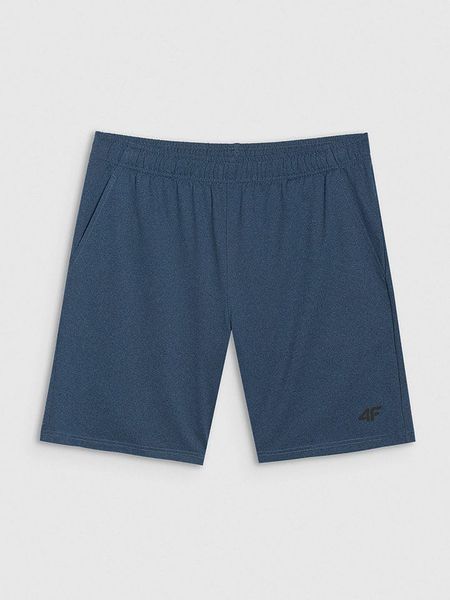 4F Szorty sportowe w kolorze granatowym rozmiar: M. Niebieskie szorty męskie 4f, m, z materiału. Za 72.95 zł.