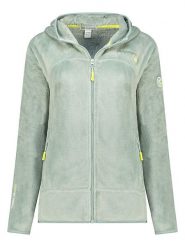 ANAPURNA Kurtka polarowa "Uternel" w kolorze zielonym rozmiar: XL. Zielone kurtki damskie ANAPURNA, xl, bez wzorów, z polaru, bez kaptura. Za 82.99 zł.