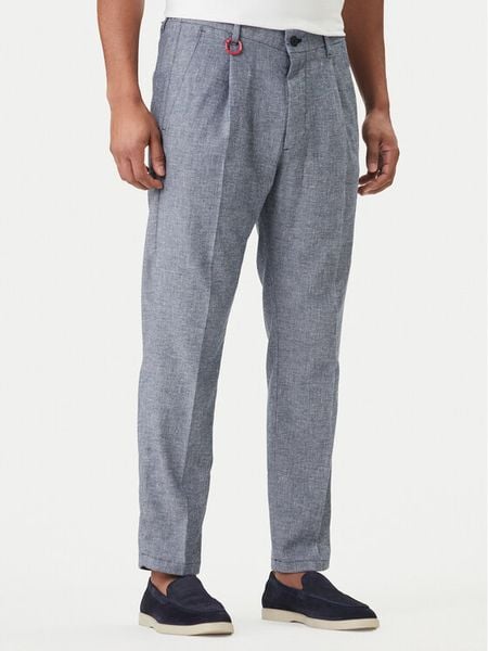 JOOP! Jeans Spodnie materiałowe Lead2 30102837 Granatowy Regular Fit. Niebieskie spodnie materiałowe męskie Joop! Jeans, bez wzorów, z jeansu. Za 569.99 zł.