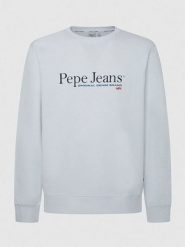 Pepe Jeans Bluza "Sean" w kolorze białym rozmiar: XL. Białe bluzy bez kaptura męskie Pepe Jeans, xl, z bawełny. Za 130.19 zł.