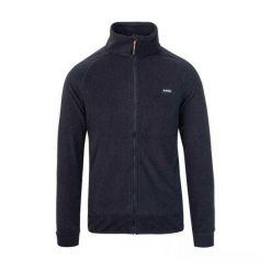 Bluza Polarowa Męska Sauli. Niebieskie bluzy sportowe męskie Hi-tec, na zimę, bez wzorów, z materiału, bez kołnierzyka, bez ramiączek. Za 159.25 zł.