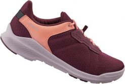 Buty rowerowe miejskie/turystyczne EX300W, czerwone wino. Czerwone buty sportowe na co dzień damskie SHIMANO. Za 446.00 zł.