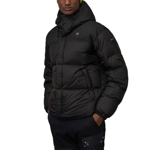 Kurtka BLAUER GIUBBINI CORTI IMBOTTI Czarny. Czarne kurtki męskie Blauer, bez wzorów, z tkaniny, bez kaptura. Za 1,427.99 zł.