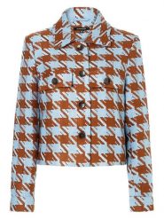 More & More Kurtka koszulowa w kolorze jasnobrązowo-błękitnym rozmiar: 40. Brązowe kurtki damskie MORE & MORE, bez wzorów, bez kaptura. Za 278.45 zł.