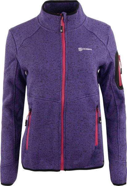 Bluza damska Mckees Canzoi fioletowo-melanżowa. Fioletowe bluzy sportowe damskie Erima, s, z aplikacjami, z materiału, bez ramiączek, długie, bez kaptura. Za 144.03 zł.