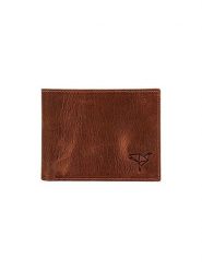 Lucky Bees Skórzany portfel w kolorze jasnobrązowym - 11 x 8 x 2 cm rozmiar: onesize. Brązowe portfele męskie Lucky Bees, bez wzorów, z materiału. Za 113.36 zł.