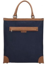 Beagles Torba w kolorze granatowym na zakupy - 38 x 41 x 13 cm rozmiar: onesize. Niebieskie shopper bag damskie Beagles, bez wzorów, z materiału, bez dodatków. Za 100.99 zł.