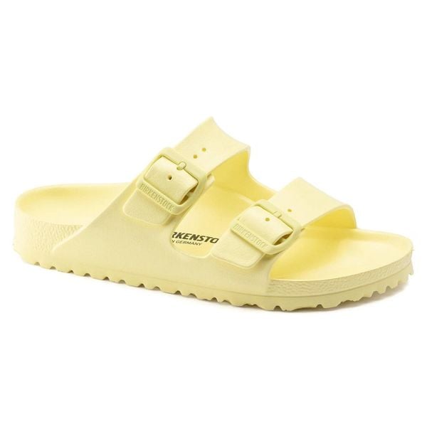 Męskie sandały Birkenstock Arizona EVA żółte regular 1022416. Żółte sandały męskie Birkenstock, z materiału, bez zapięcia. Za 209.00 zł.
