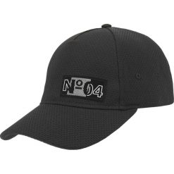 Czapka z daszkiem męska CAM004A - głęboka czerń. Czapki męskie 4f, bez wzorów. W wyprzedaży za 29.99 zł.