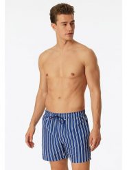 Schiesser Szorty kąpielowe w kolorze niebiesko-białym rozmiar: XL. Niebieskie szorty sportowe męskie Schiesser, xl, z materiału, outdoorowe. Za 141.85 zł.