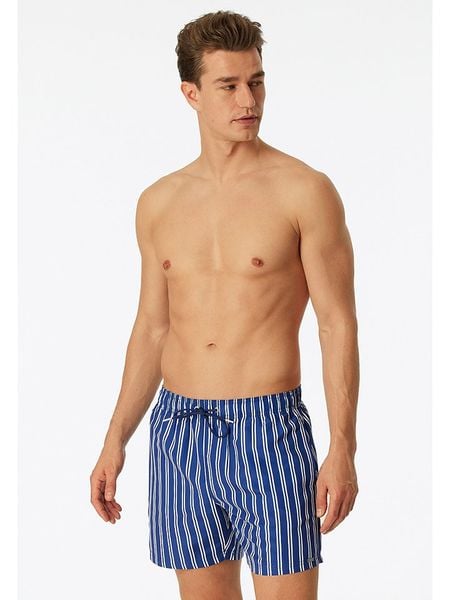 Schiesser Szorty kąpielowe w kolorze niebiesko-białym rozmiar: XL. Niebieskie szorty sportowe męskie Schiesser, xl, z materiału, outdoorowe. Za 141.85 zł.