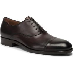 Półbuty BOSS - Stanford Oxfr 50417635 10208736 01 Dark Brown 209. Brązowe buty wizytowe męskie Boss, ze skóry, bez zapięcia. Za 1,489.00 zł.