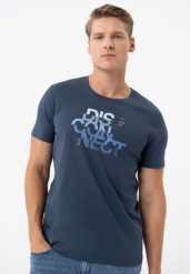 T-shirt z printem T-DIS. T-shirty męskie Volcano, l, bez wzorów, z bawełny, bez kołnierzyka. Za 59.99 zł.