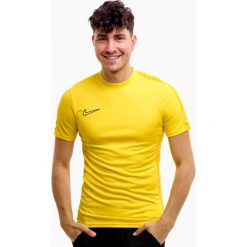 Koszulka sportowa męska Nike DF Academy 23. Żółte t-shirty sportowe męskie Nike, m, bez ramiączek, do piłki nożnej. Za 85.00 zł.