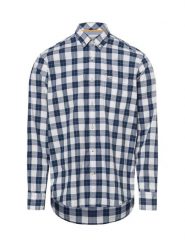 Camel Active koszula casual Mężczyźni Regular Fit Bawełna niebieski|biały, M. Białe koszule męskie Camel Active, m, bez wzorów, z bawełny, bez kołnierzyka, bez ramiączek. Za 299.95 zł.