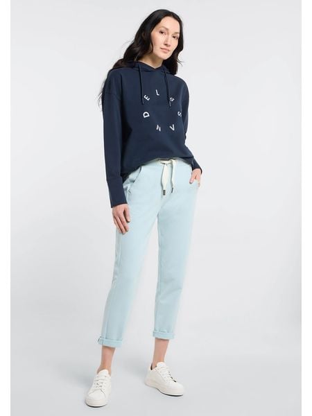 ELBSAND Bluza "Daris" w kolorze granatowym rozmiar: XS. Niebieskie bluzy z kapturem damskie ELBSAND, xs. Za 138.87 zł.